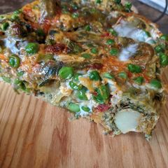 A picture of Fridge forage frittata.