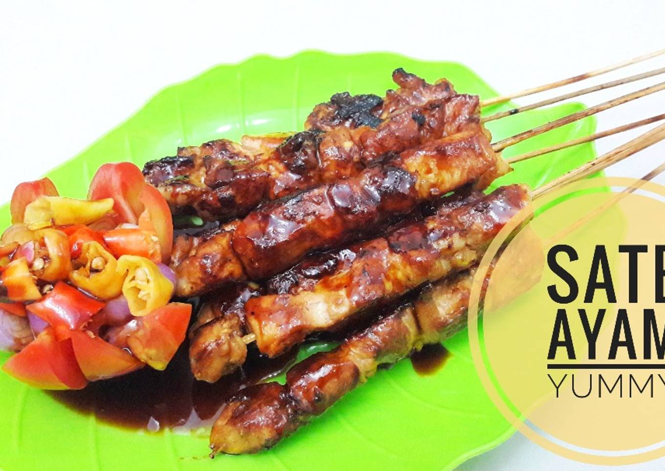 Sate ayam ala "sate kambing"