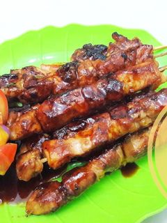 Foto resep Sate ayam ala "sate kambing"