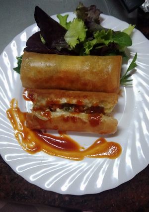 Foto principal de Rollitos de pollo y verduras