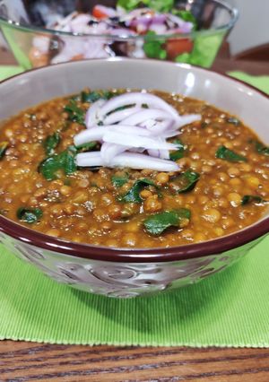 Φωτογραφία της συνταγής "Dal palak" ☘️🇮🇳