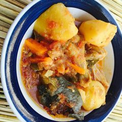 A picture of Chicken stew.