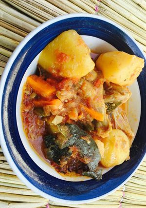 A picture of Chicken stew.