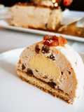 Chestnut Yule Log with Vanilla Insert