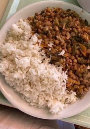 Foto de Lentilhas com Espinafres
