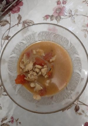 Foto resep Ayam Tomat Kuah Santan (MPASI)