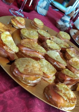 Foto di Millefoglie di salmone e patate