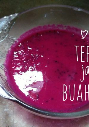 Foto resep MPASI tepung jagung+buah naga