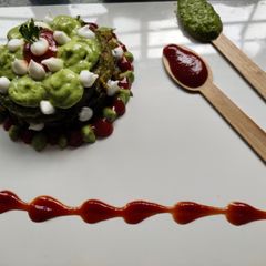 A picture of Spinach mayo pancake..