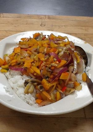 A picture of Stir fry.