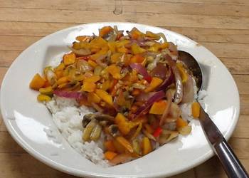 Update, Make Recipe Stir fry Yummy