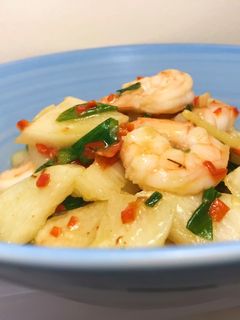 山药 & 虾仁（12分钟出菜） 的食譜成品照片