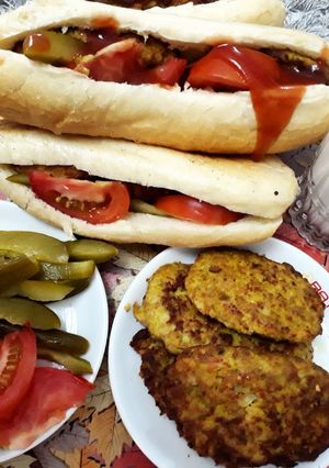 عکسی از دستور کتلت غذای فوری😍😋