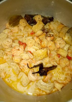 Foto resep Udang masak santan