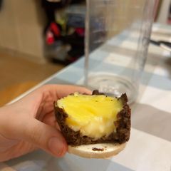 A picture of Sweet potato custard tart.