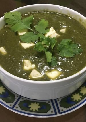 Una foto de 🍜Crema de espinacas🥦