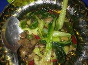 Gambar tumis kembang kol caisin