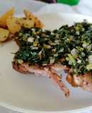 Filete al perejil con papas rústicas