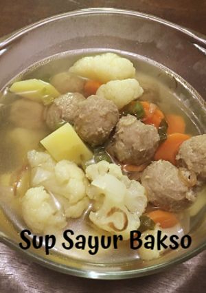 Foto resep Sup Sayur Bakso