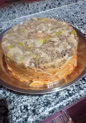 صورة لوصفة طاجن مكرونة باللحم المفروم