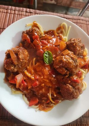 Una foto de Albóndigas con fideos(25)