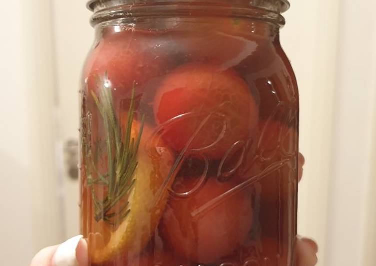 Pickled cherry tomato