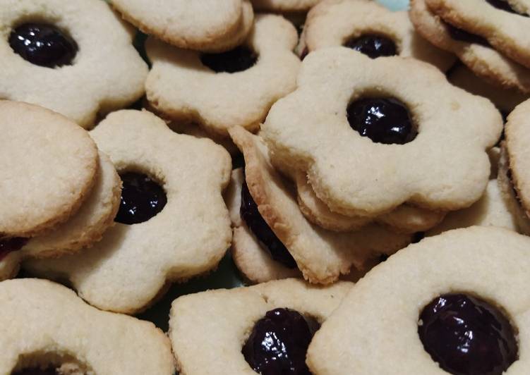 Biscotti occhi di bue al cocco 😋