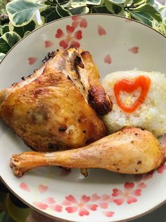 Hình của món Gà nướng mắc khén.