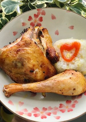 Hình của món Gà nướng mắc khén.
