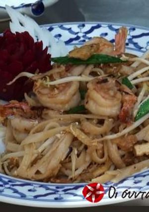 Φωτογραφία της συνταγής Phad Thai (ταϊλανδέζικα noodles) με γαρίδες
