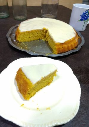 Una foto de Torta de zanahoria express