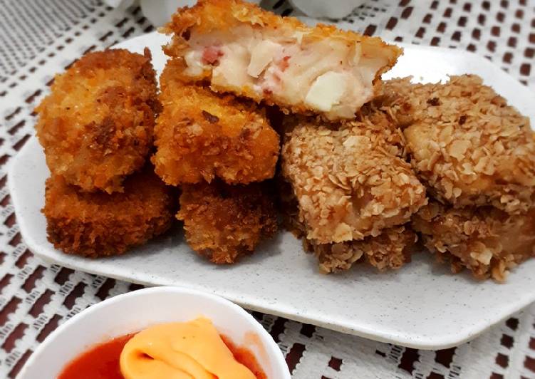 Fry macaroni cheese // makaroni keju goreng