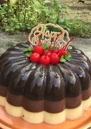 Foto resep Triple Chocco Puding