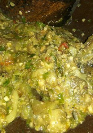 Foto resep Terong Bakar Sambal Kacang