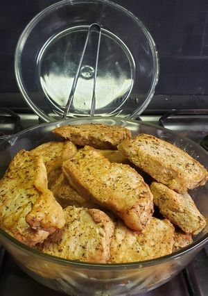 Foto de Bifes de Lombo Suíno ao forno