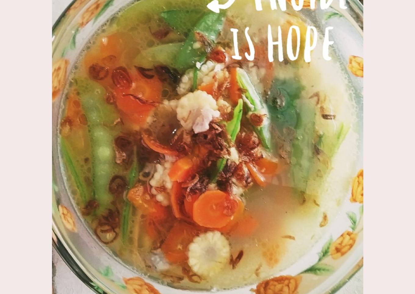 Chicken soup untuk flu