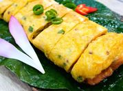 Hình ảnh của trứng chiên nấm