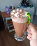 Candy cane no milk hot chocolate