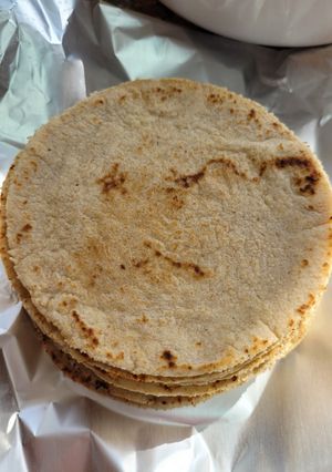 A picture of Oats Rotis / Chapatis.