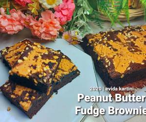 Resep Populer Peanut Butter Fudge Brownie Enak Sempurna