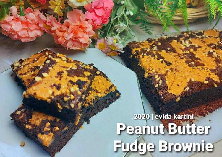Resep Peanut Butter Fudge Brownie Anti Gagal