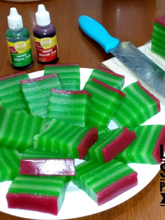 Foto resep Lapis Sagu Pandan
