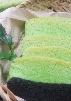 Foto resep Bolu (Bukan Brownies) Kukus Ketan Hitam Pandan