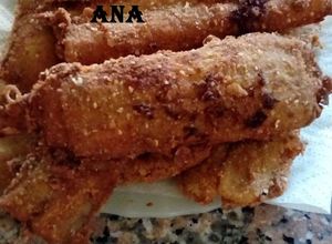 Una foto de Milanesas de pencas rellenas