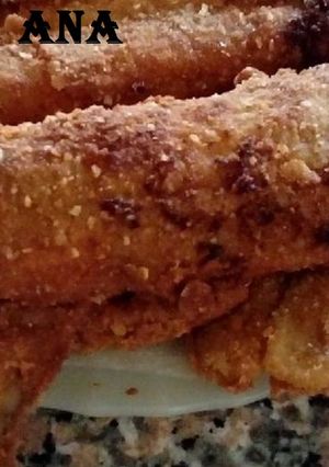 Una foto de Milanesas de pencas rellenas