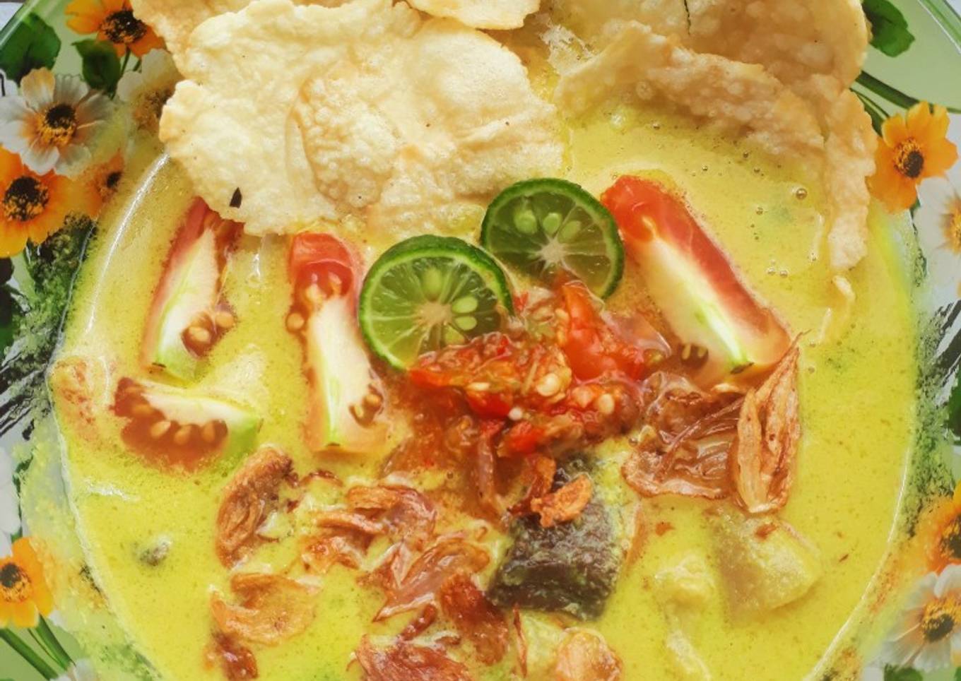 Soto Santan Bogor (Daging, Kikil, Paru)
