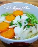 Canh nấm bào ngư đậu hũ chay