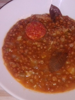 Una foto de Lentejas con chorizo