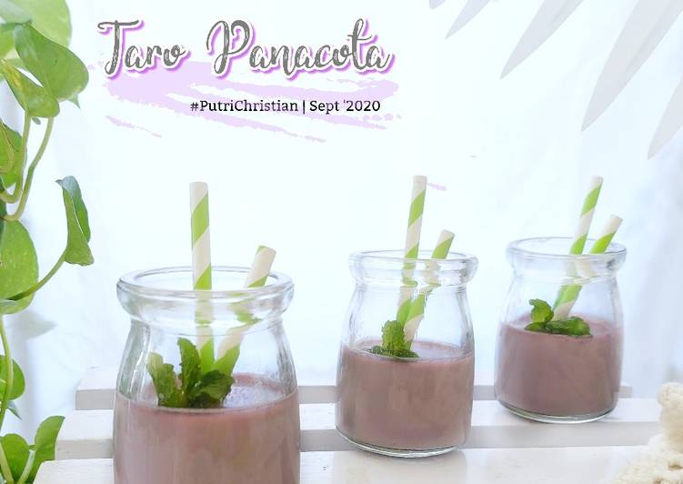 Resep: Taro panacota Untuk Pemula!