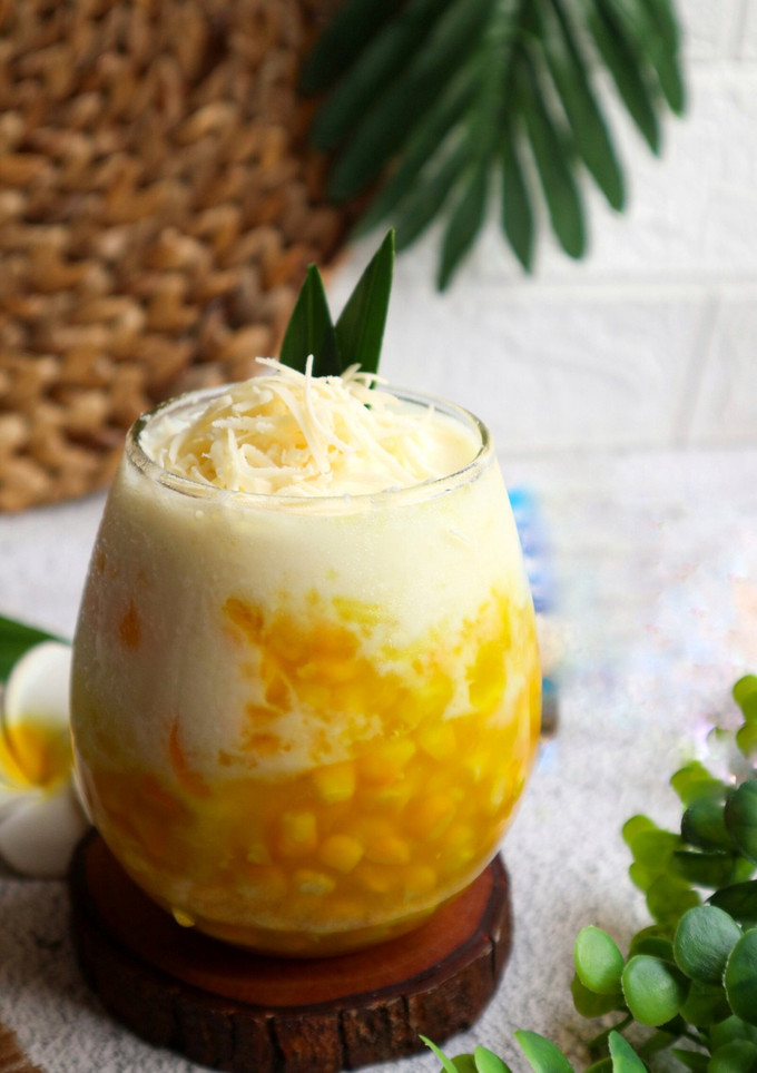 Foto resep Es Jagung Susu Keju